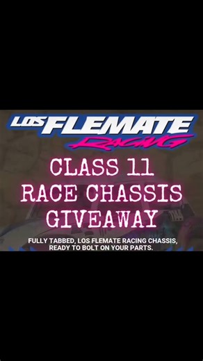 Six drivers who could win the Flemate Racing Class 11 chassis are not entered….Who doesn’t like free race cars???? @roblesracing11 @dbnb_racing1146 @colewimmer_327 @davidsracingteam | MORE Racing