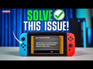 FIX Your Nintendo Switch Error Code 2813 Now?