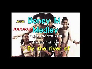 Karaoke - Boney M Medley - 4 songs - MMO