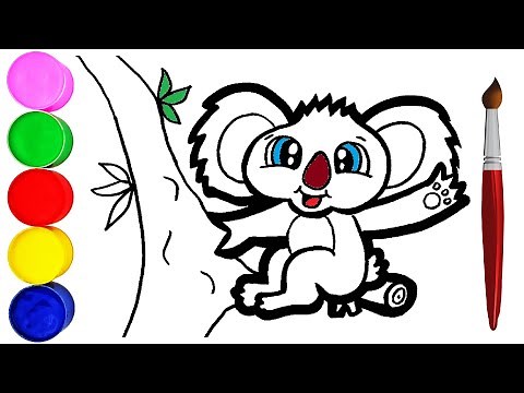Koala Zeichnen und Malen für Kinder