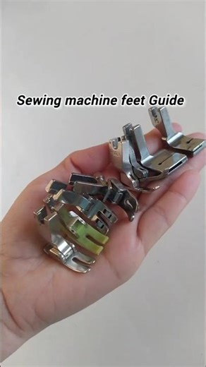 Sewing Machine Feet Guide 🧵 | 5 Presser Feet Every Beginner Must Know!