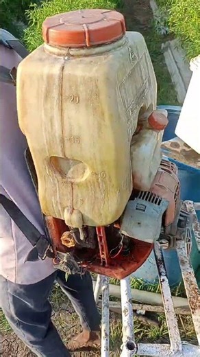 Power Sprayer Machine Start & Spray in Farm 🚜💨#shorts