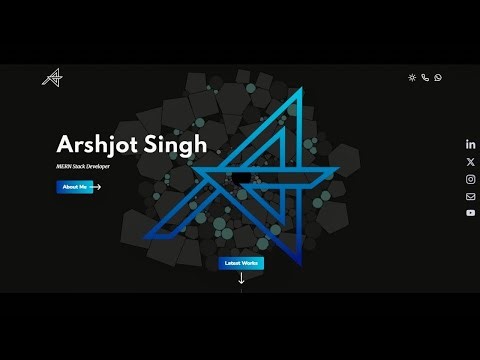 Animated Landing Page Website with source code| HTML CSS JavaScript | Arshjot IT Solutions