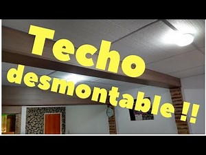 TECHO DESMONTABLE
