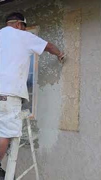 This is how to apply stucco texture