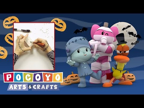 ✂️POCOYO in ENGLISH📏: Arts & Crafts - Halloween invitation | VIDEOS and CARTOONS for KIDS