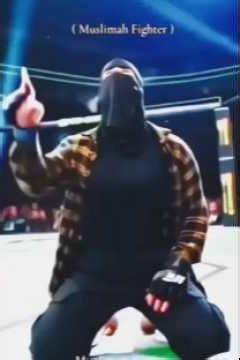 🥷🔥 Muslim Hijab Girl Fighter – Unstoppable Power! 💪