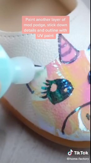 Upcycle your old shoes with this cute craft! 🦄 #learnontiktok #fyp #foryou #viral #howto #diy #ukfashion #ratethings