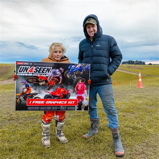 Congratulations to Henry George on winning the Free Un4seen Graphics kit at the 2025 South Island Atv Mx champs on the weekend! What an amazing event to be a part of! Keep your eyes out for the video that @revdupnz is making this week showing how awesome it was! Canterbury ATV Association Www.un4seendecals.com | Un4seen Decals