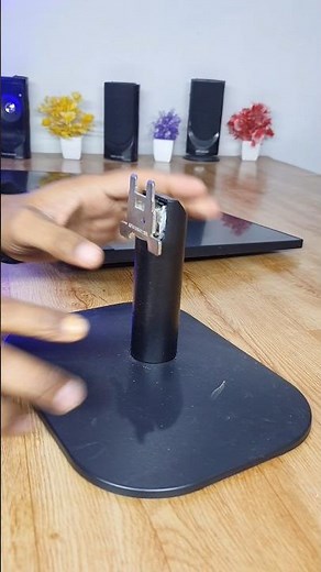 How to assemble computer monitor stand | मॉनिटर का स्टेंड कैसे फिट करें #monitor #computer