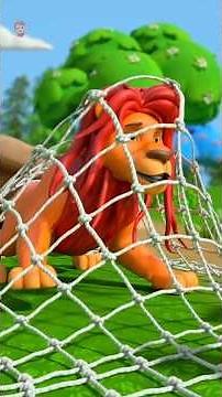 The Lion and the Mouse, Short Story with Moral #preschool #stories