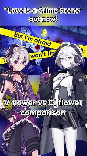 Vflower vs Ci flower new song comparison! #shorts