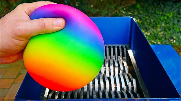 Shredding Rainbow Squishy Stress BALL!
