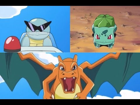 Pokemon Battle Frontier: Ash Reunites With His Bulbasaur Squirtle And Charizard...