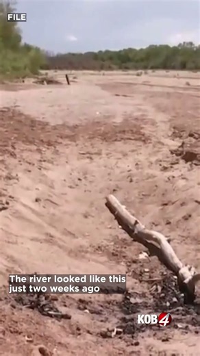 Water is flowing through the Rio Grande in Albuquerque again
