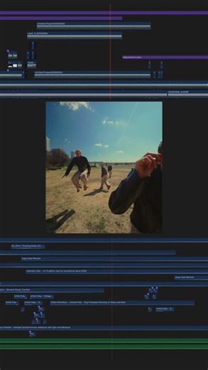 Peace Gates on Instagram: "(Caption for explanation ↓↓↓) Timeline from my recent effect 🙏 Two adjustment layers on top of the clips are “zoom out motion” and “RSMB (motion blur plug-in)” Most of the sound designs are pretty simple. A ton of bass, slow motion sounds and clicks when the effects are applied. Let me know if you have any questions! #visualeffects #videography #videoeffects #tutorial"