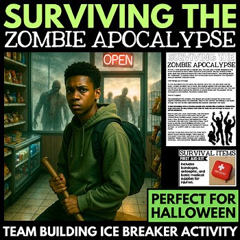 Halloween Team Building Ice Breaker Activities - Zombie Apocalypse Challenge