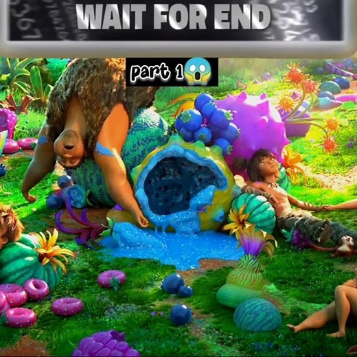 croods eat fruits 🔥|the caveman😱 #yutubeshorts