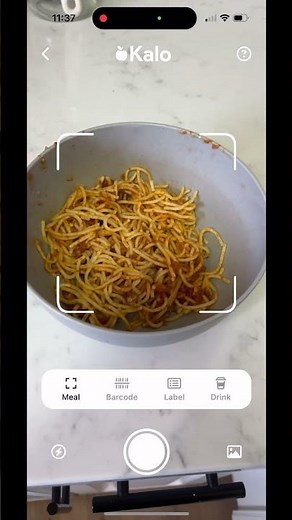 I love snapping a pic and checking my calories with the Kalo app, so simple yet so insightful!