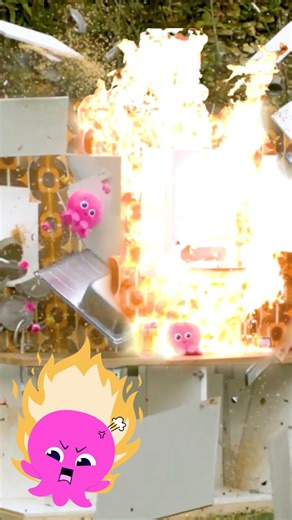 Octopus Energy on Instagram: "BOOM 💥 This is why hydrogen gas leaks are a terrible houseguest.⁣ ⁣ Phil went full Mythbusters and stress-tested hydrogen vs methane for home heating in a kitchen set-up 🧪⁣ Both are dangerous indoors. Hydrogen does not mess about.⁣ ⁣ It burns up to 10× faster, ignites across a far wider range, and leaks more readily. That means less warning, faster ignition, and more intense outcomes when things go wrong.⁣ ⁣ 10/10 for science.⁣ 0/10 for kitchens.⁣ ⁣ Read more on t