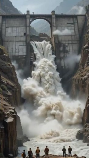 Abandoned Dam Collapses in Epic Controlled Breach – Insane Water Surge!