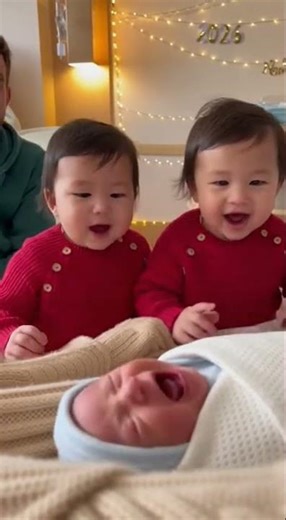 “They Tried to Be Brave… Then the Newborn Cried 😂👶💨”