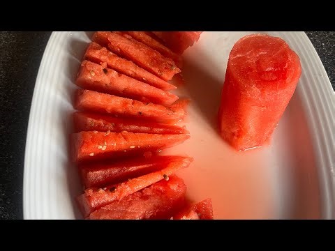 Presenting a melon platter