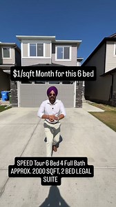 ✨ 6 Bedrooms | 4 Full Baths | Legal 2-Bed Suite ✨ Live Up, Rent Down in Cornerstone! 🔥 Net cost as low as $2,200/month after suite rental. 🏡 2023 build | Double Garage | Fully Upgraded | Big Backyard. Perfect for first-time buyers in NE Calgary! #YYCInvestments #yycrealestate #calgaryrealtor | Nirwair Bajwa