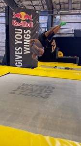 I beat my own world record again!!! Went from 11 to 15 to 17 🤸🏾‍♂️ #Trampoline #Record #Woodward #Gym #Training #WorldRecord #Flips #Acrobatics | Domitrick