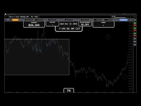 Trading Futures Live - Wed Dec 31 2025 - 07:45 AM CST