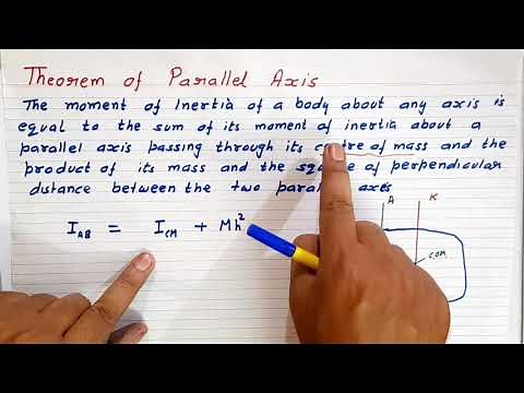 Class 11 - Derivation , Theorem of Parallel Axis