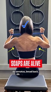 Scapula control is literally my favorite thing to do! It works like anything, the more you practice it, the better it gets! When it works well it brings such a SOLID feeling to the movement! I love it! This exercise in itself is a great exercise but I wanted to explain it to you! I love new exercises but I love understanding them even more! Think 'elbows away from you' It works like a charm! The pulling back motion will often cause too much retraction and possible winging. That is why FREE MOVEM