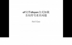 elf文件dlopen方式加载全局符号重名问题