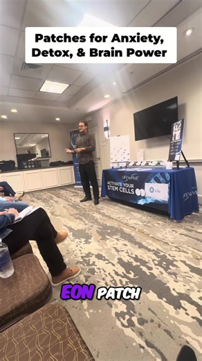 EON patch for the nervous system – keeps anxiety and stress away! Plus glutathione to detox and carnosine for brain boost. #nervoussystem #anxietyrelief #detox #glutathione #brainboost