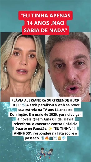 FLÁVIA ALESSANDRA RESPONDE NA LATA APÓS PERGUNTA DE HUCK 🚨