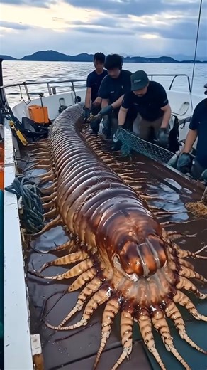 Sea Of Specters - Dark Ocean Mysteries | 🚨🐍 Giant Sea Serpent on the Line — When the Catch Fights Back 😳🌊 What starts as a routine haul turns violent the moment the net tightens.... | Instagram