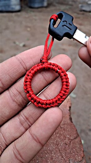 Pankaj Hacks | Cute homemade key ring 🔑💍 #diycraftideas #ideas #craft | Instagram