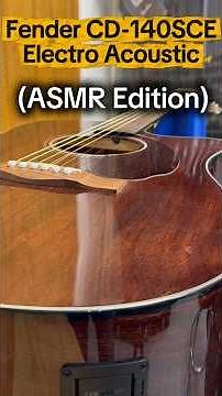 Fender CD-140SCE Setup ASMR | Perfection in 60 Seconds #guitarsetup #luthier #fenderguitars #guitar