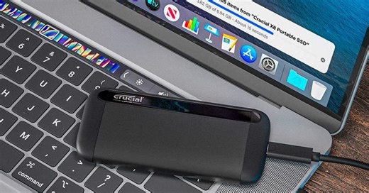 1TB 1,050MB/s portable SSDs don't get much better than this new $54 low on Crucial's X8