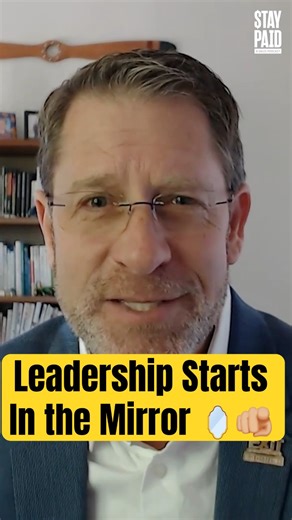 Leadership Starts in the Mirror 🪞🫵🏼