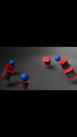 Infinite Pendulum & Spring Ball Animation | Blender