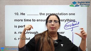 12K views · 1.1K reactions | RUN Phrasal Verb || English With Rani Ma'am #phrasalverb | English With RANI MAM | Facebook
