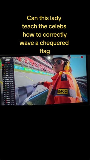 How to wave a chequered flag. #talkingf1 #grandprix #michaelschumacher #formula1 #motorsport #motorracing #f1 #formulaone #chequeredflag #CapCut