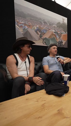 Here's The Libertines' Peter Doherty and Carl Barât reflecting on their Glastonbury 2025 set, the importance of being up close and personal, their love of CBeebies, and also giving us a quick run-through of 'The Good Old Days' (feat. unexpected chorerography) #NMEGlasto25 #TheLibertines #PeteDoherty #CarlBarat | NME