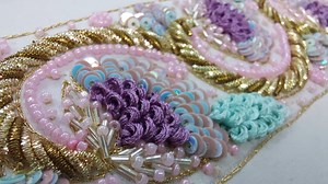 1.3K views · 60 reactions | Aari Embroidery Belt Design |aari Embroidery work border design |aari work border design #zardosiwork #aariwork #fashion #aariembroidery #aariworkblouse #aari | zardosi work | Facebook