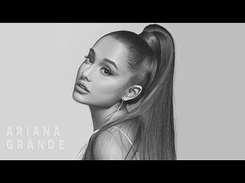 Drawing Ariana Grande - Pencil Drawing Time-lapse