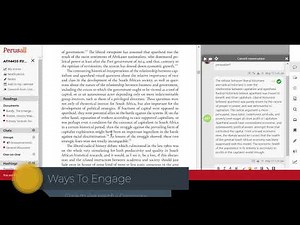 How To Read and Discuss on Perusall Tutorial Video