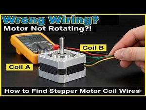 How to Identify Stepper Motor Coil Wires | NEMA 17 & NEMA 23 Wiring Tutorial