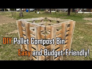 DIY Pallet Compost Bin – Easy & Budget-Friendly!