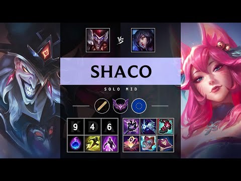 Shaco Mid vs Ahri - EUW Master Patch 25.21